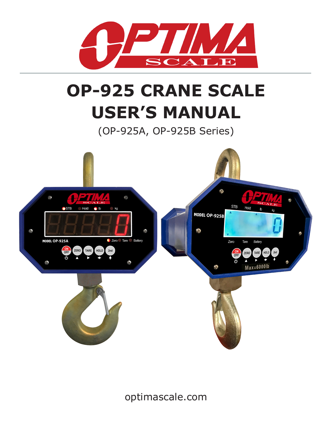 OP-925 Heavy Duty Crane Scale