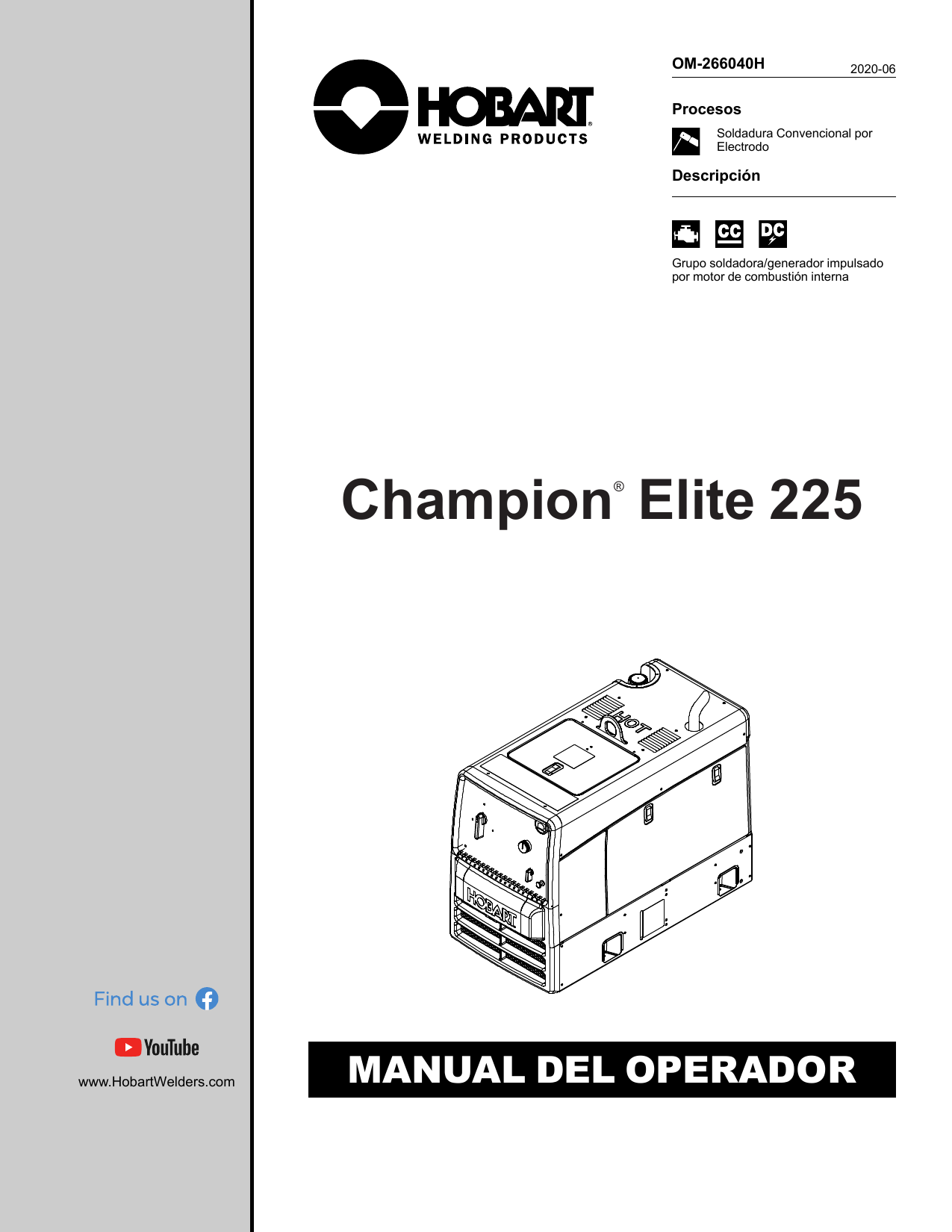 HobartWelders CHAMPION ELITE Owner's manual | Manualzz
