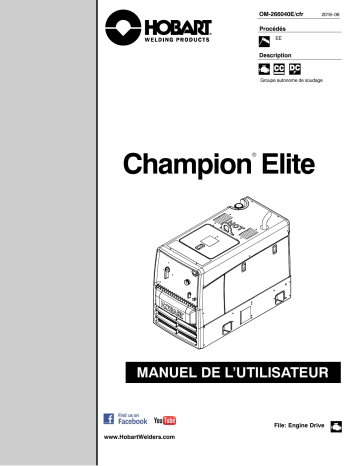 HobartWelders CHAMPION ELITE Owner's manual | Manualzz