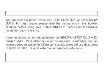 manual seiko kinetic