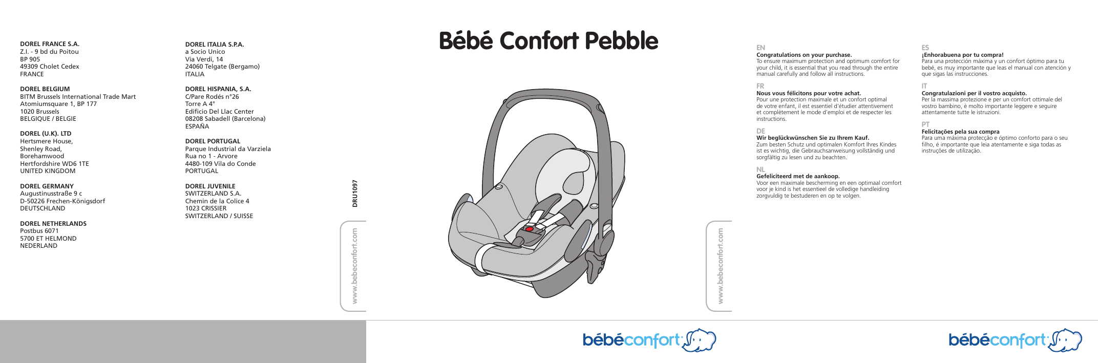 Bebeconfort Pebble Owner S Manual Manualzz