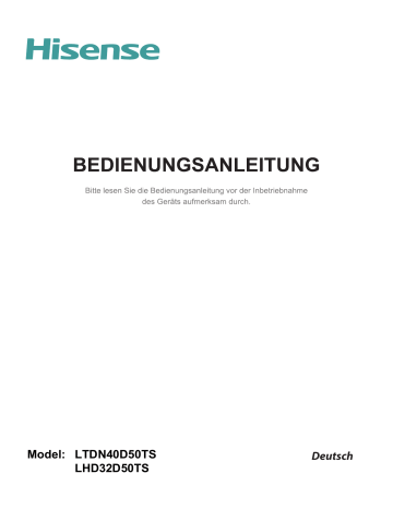 Hisense LHD32D50TS Bedienungsanleitung | Manualzz