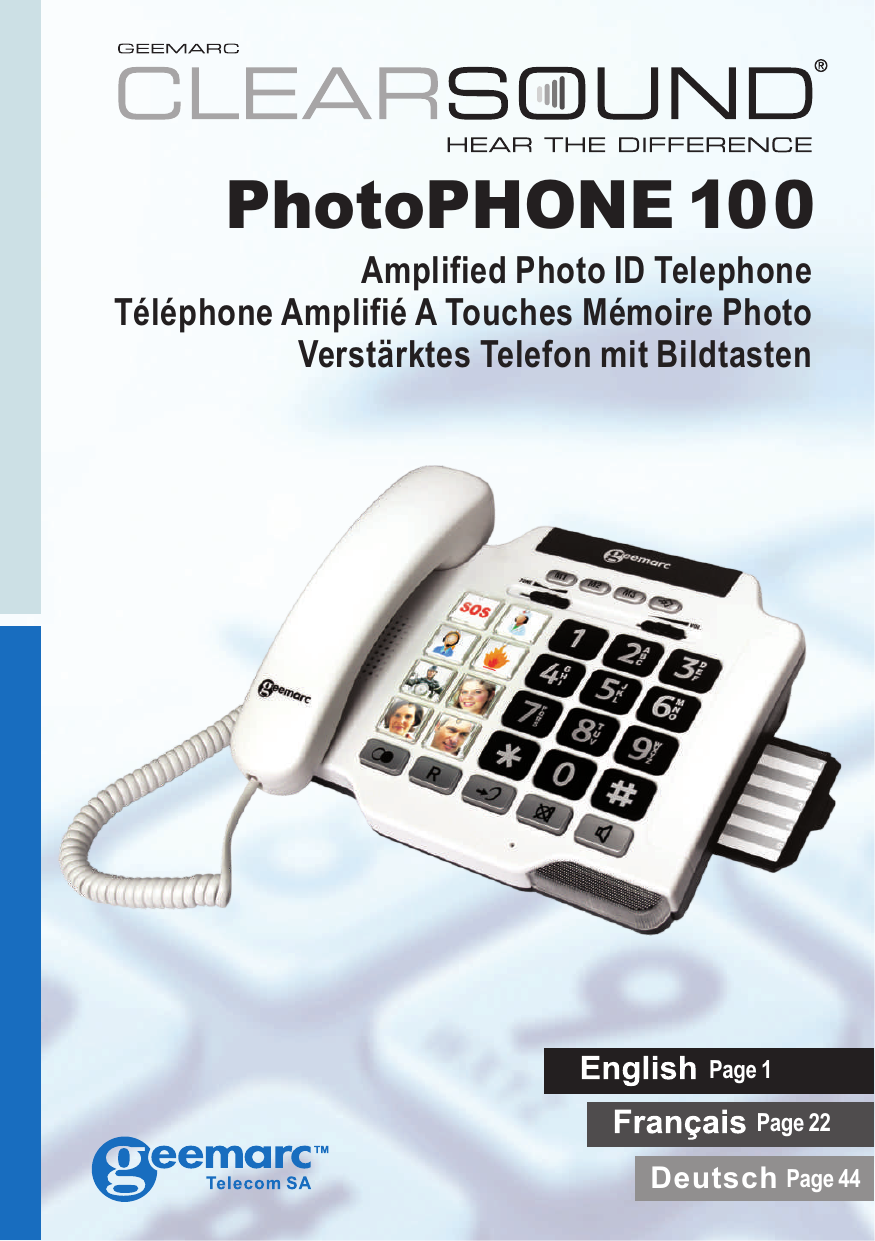 Телефон 100 что это. Geemarc clearsound cl8200. радиотелефон geemarc. geemarc telecom. amplidect 295 geemarc.