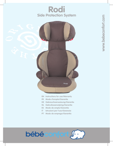 Bebe Confort Rodi Sps Car Seat Bedienungsanleitung Manualzz