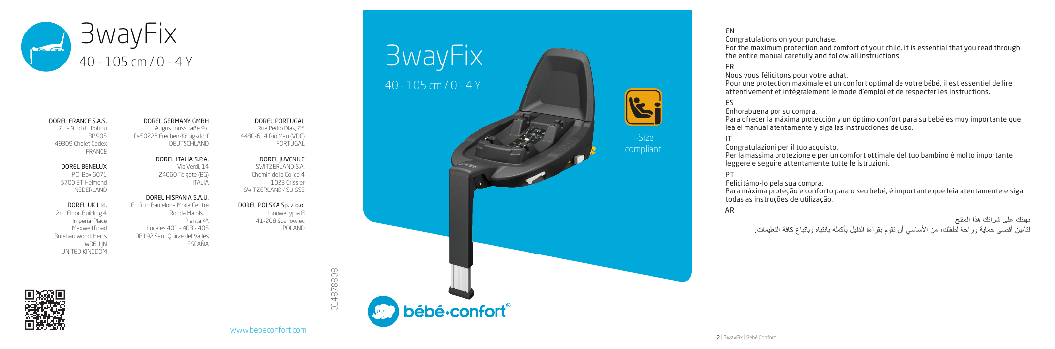 Bebe Confort 3wayfix I Size Familyfix3 El Manual Del Propietario Manualzz