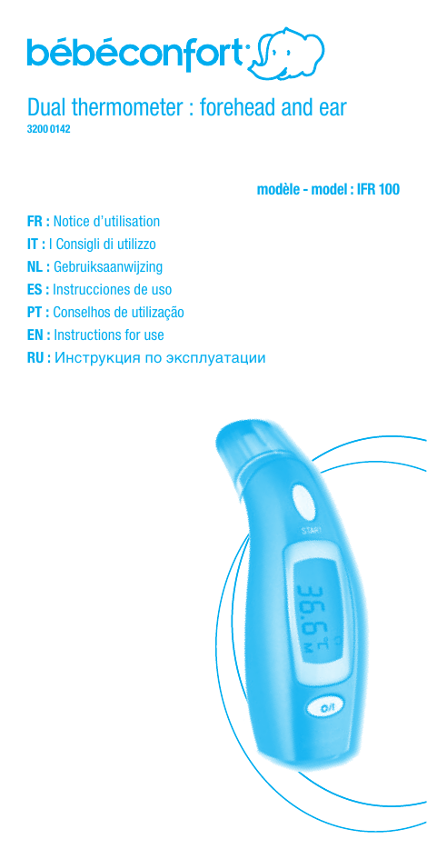 Bebe Confort No Touch Thermometer Manuale Del Proprietario Manualzz