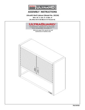 Seville Ultrahd Mega Storage Cabinet Assembly Instructions Pdf | Www ...