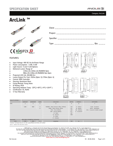 anolis arc power 36 manual