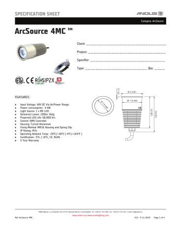 anolis arc power 36 manual