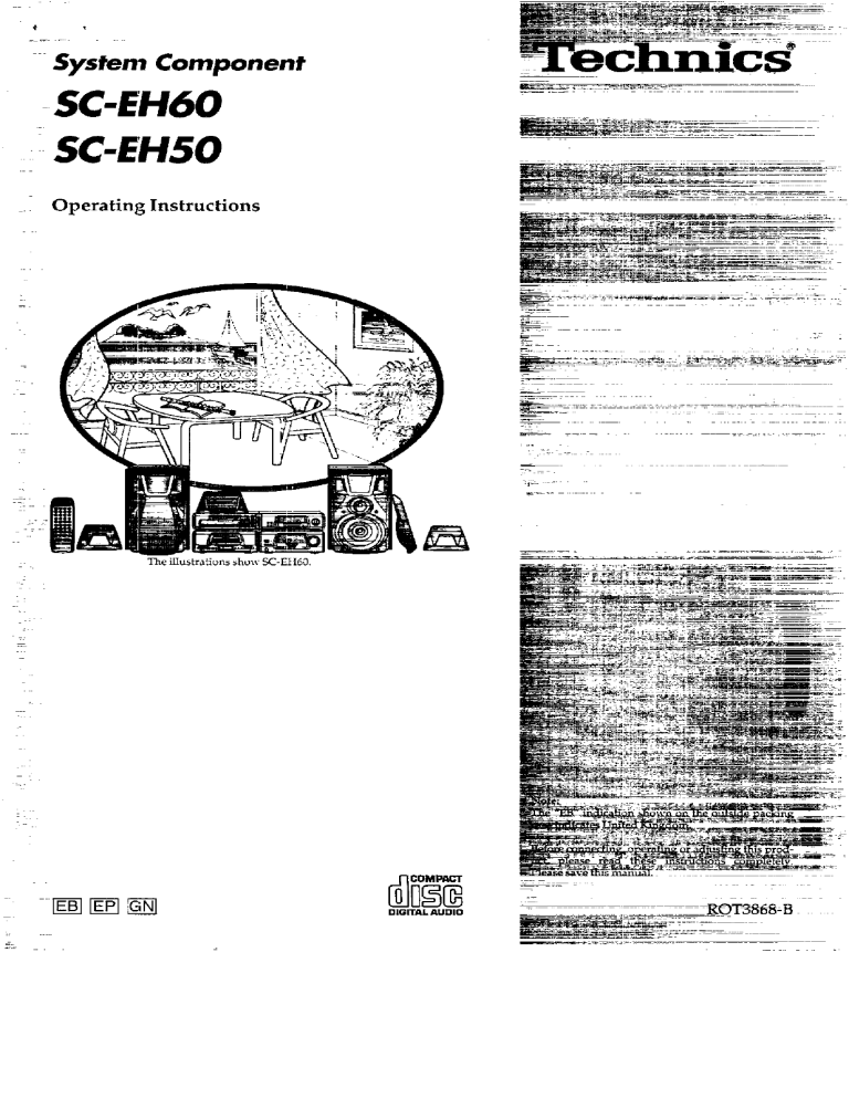 Technics Sceh60 Owner S Manual Manualzz