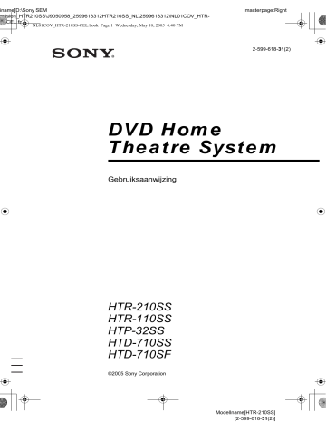 Sony htd 710sf de handleiding | Manualzz