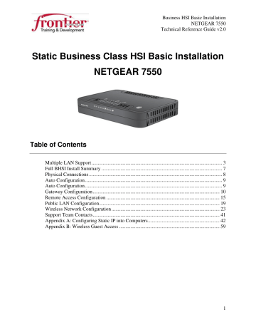 Wireless Network Configuration. Netgear 7550 | Manualzz