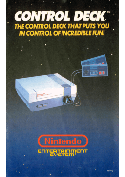 Nintendo Entertainment System Manual