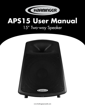Harbinger APS15 User Manual | Manualzz
