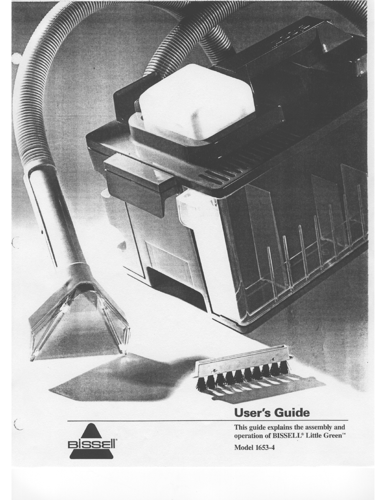 bissell little green spot cleaner manual