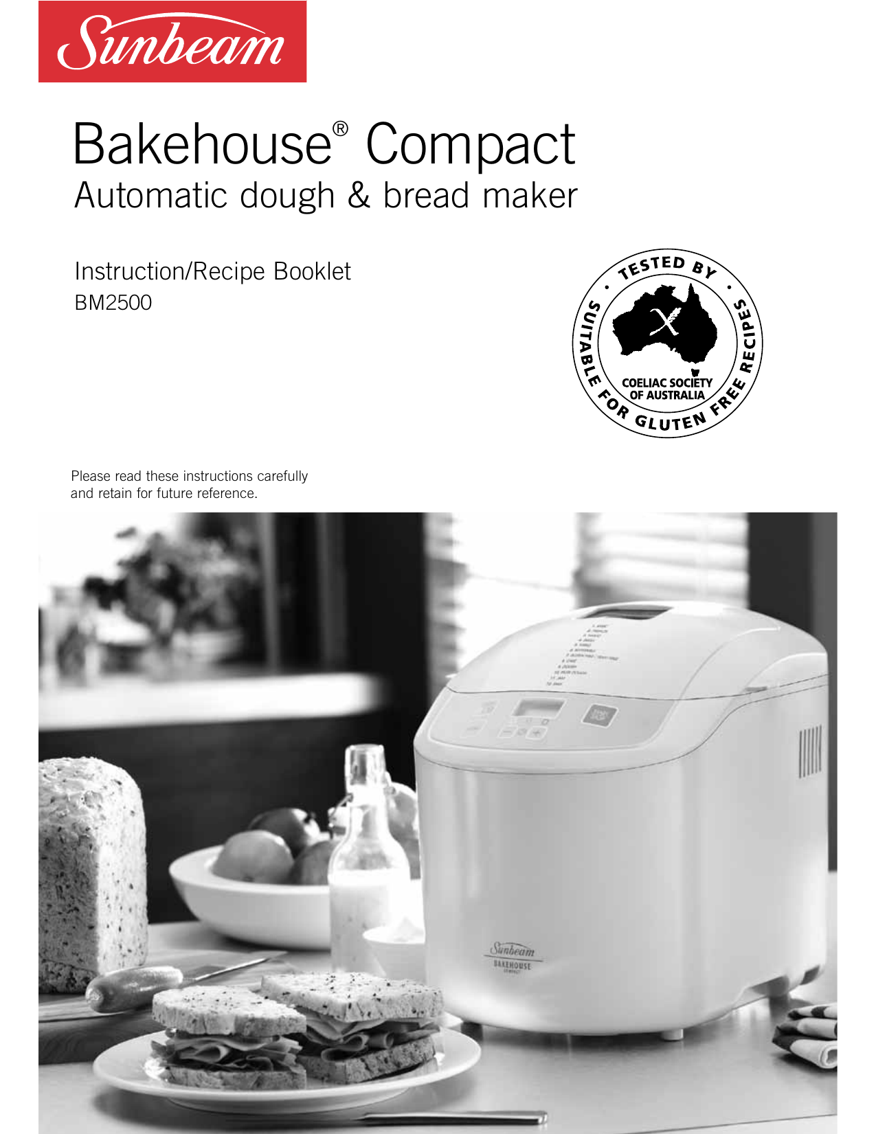 sunbeam quantum smartbake bm7800 manual