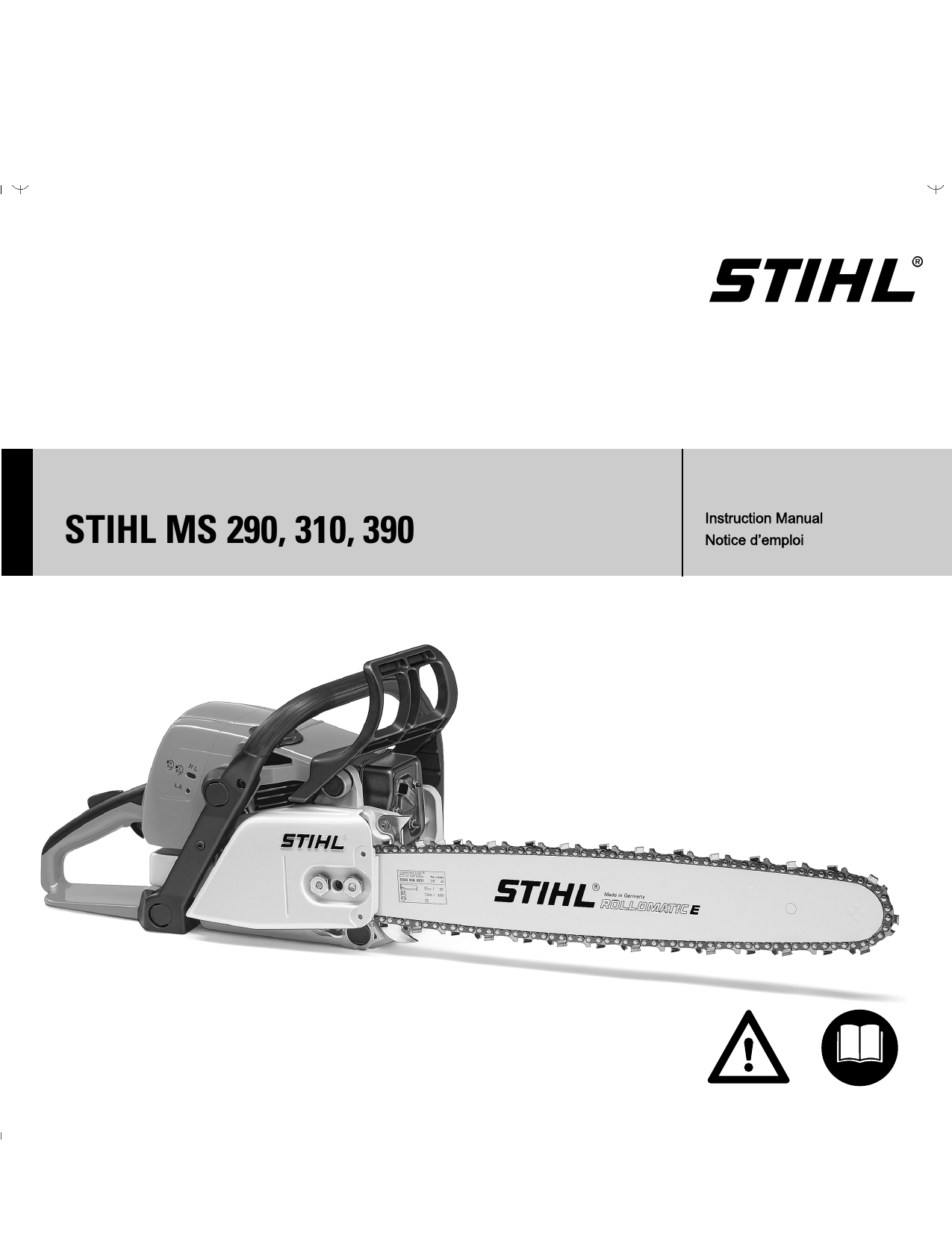 STIHL MS 290, MS 390, MS 310 User manual Manualzz
