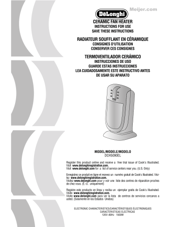 DeLonghi DCH5090EL Instructions For Use Manual Manualzz