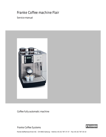 Franke H Coffee Machine User Manual