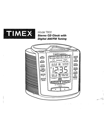 Timex T600 User Manual | Manualzz
