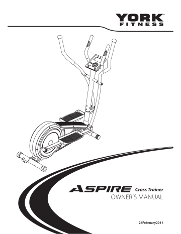 york fitness aspire cross trainer