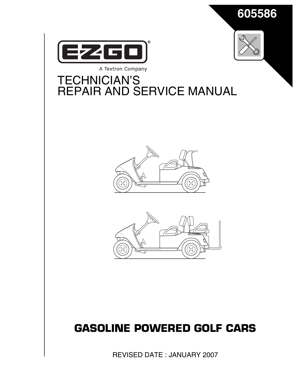 Ezgo 605586, golf cart Repair And Service Manual | Manualzz