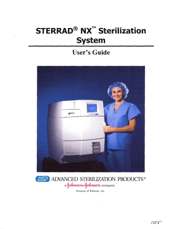 ASP sterrad NX User Manual | Manualzz