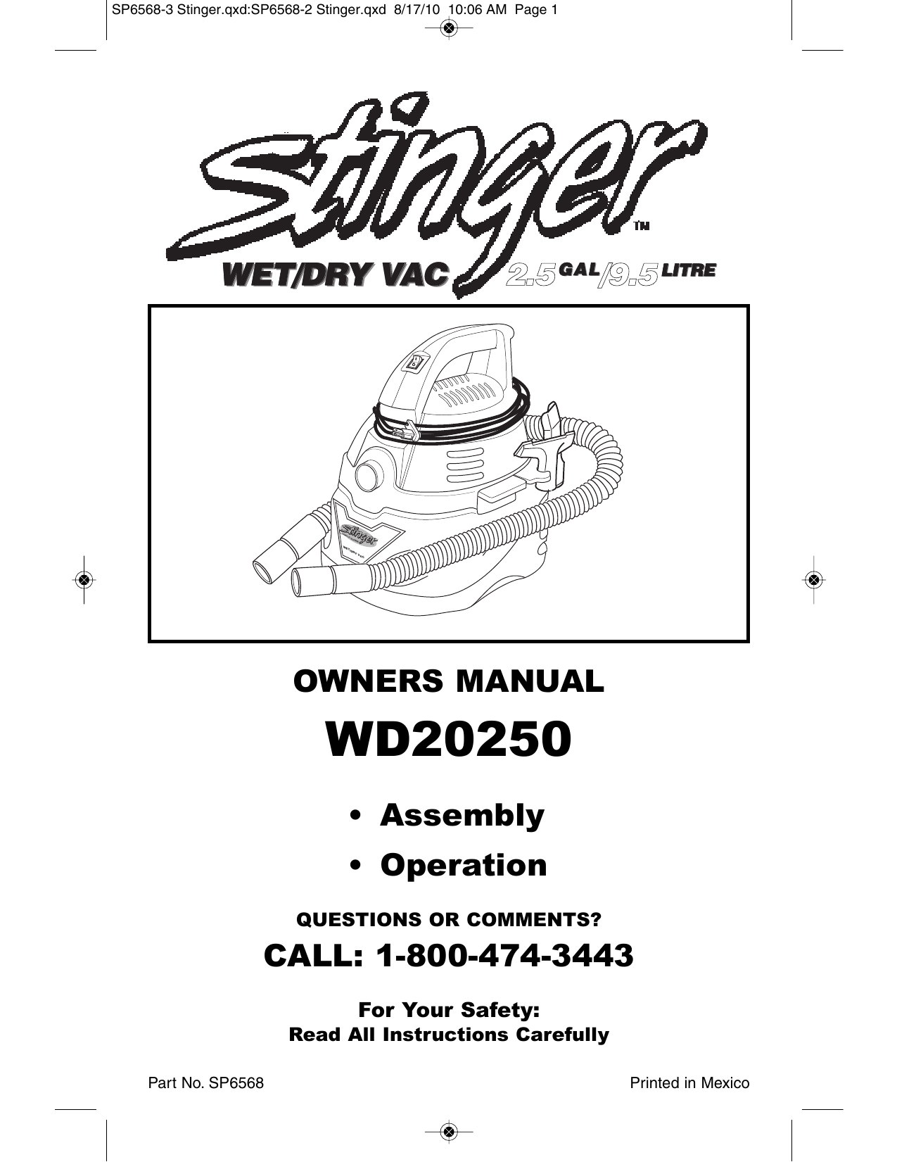 Stinger WD20250 Owner's Manual Manualzz