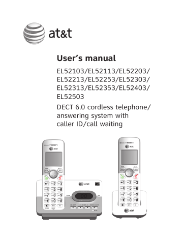 AT&T AWX22104, EL51103, EL51203, EL51303, EL51403, EL52203, EL52303 ...