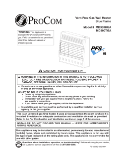 Procom MD200TBA-BB - Installation manual, Manual | manualzz.com