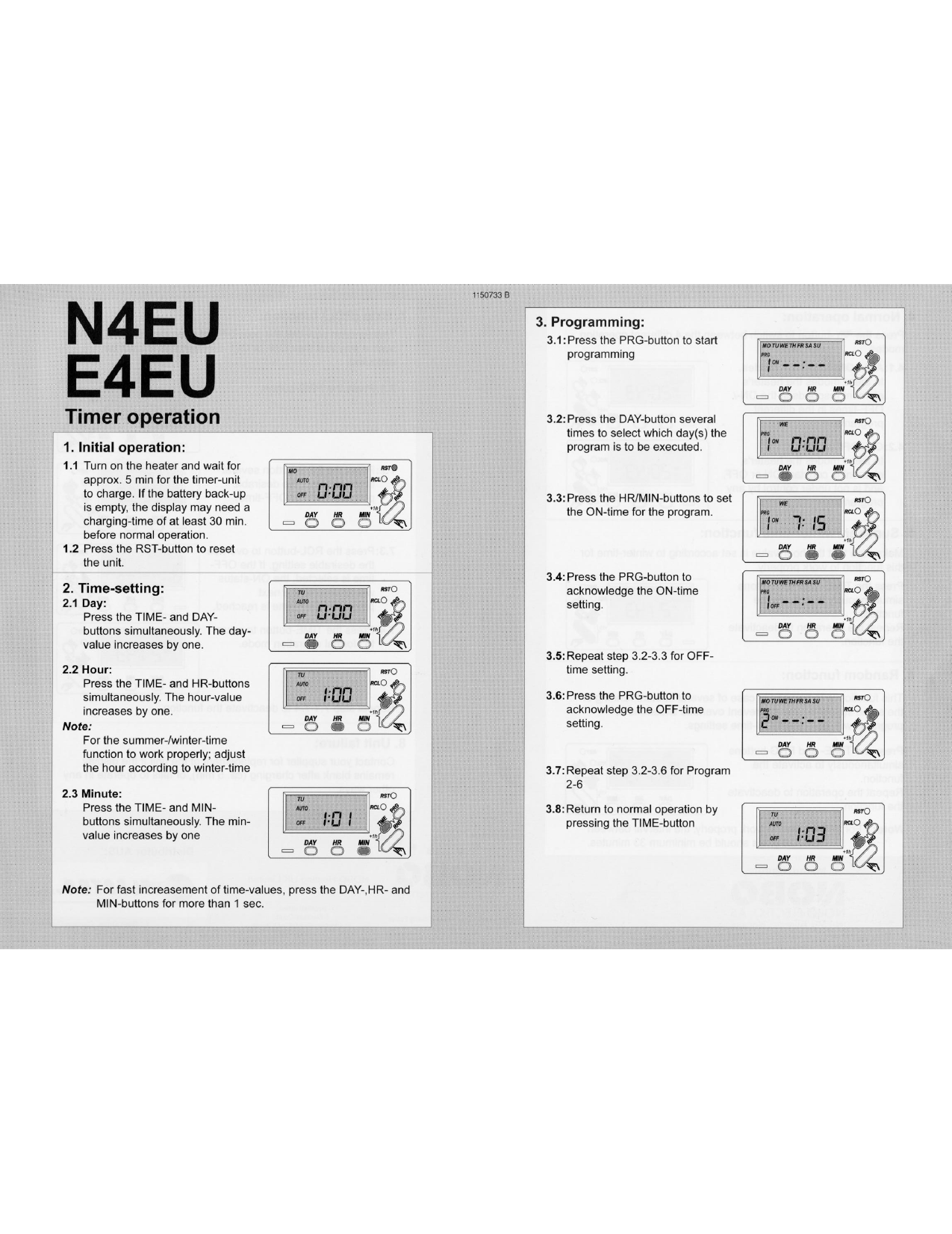 NOBOCOOL E4EU, N4EU Operation Manual | Manualzz
