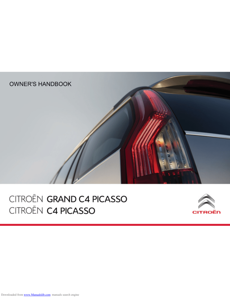 CITROEN C4 PICASSO, Grand C4 Picasso User manual | Manualzz