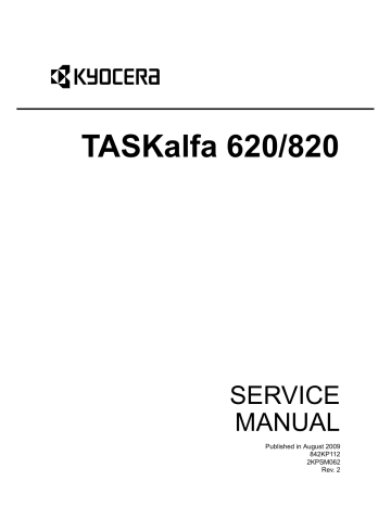 Kyocera Taskalfa 6 Taskalfa 0 Service Manual Manualzz