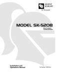 SILENT KNIGHT SK-5208 Installation And Operation Manual