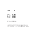 Tadiran Telecom TGI-07H, TGI-09H, TGI-12H Instruction Manual