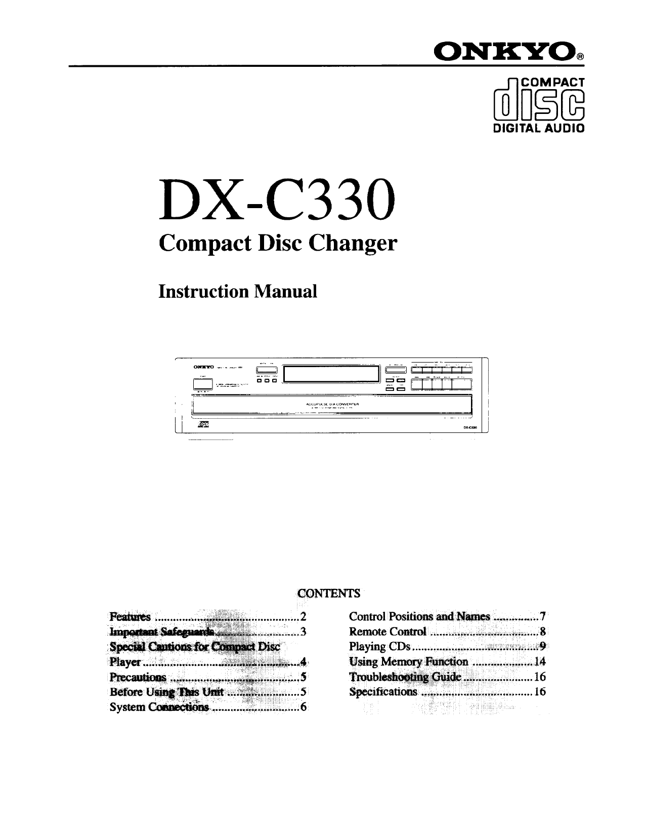 onkyo cd player minus e