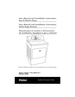 Haier Rde350aw 6 5 Cu Ft Electric Dryer User Manual Manualzz 