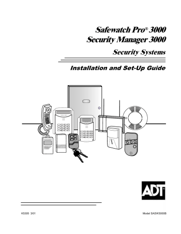 ADT SafeWatch 3000, Safewatch Pro 3000 User manual | Manualzz
