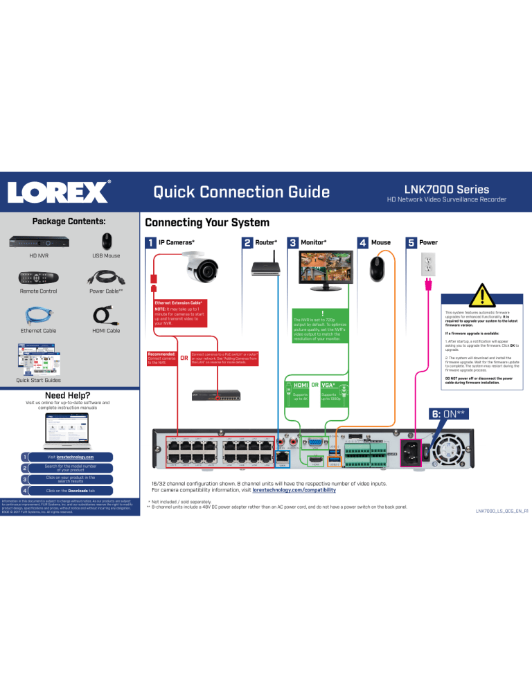Lorex LNK7000 Series User manual | Manualzz