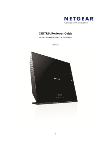 Netgear CENTRIA WNDR4720 User manual | Manualzz