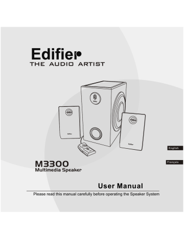 EDIFIER M3300 User Manual | Manualzz