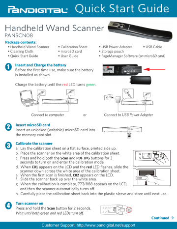 Pandigital PANSCN08 Quick Start Manual Manualzz