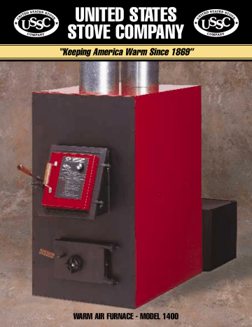 United States Stove Company Hot Blast 1400 Owner's Manual | Manualzz