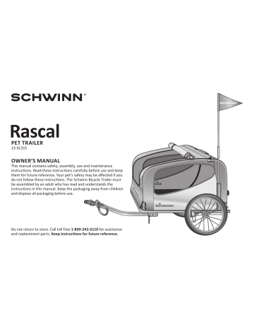 Schwinn Rascal Owner's manual | Manualzz