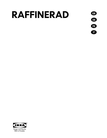 IKEA RAFFINERAD Manuale utente | Manualzz