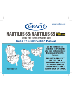 graco nautilus fitting list