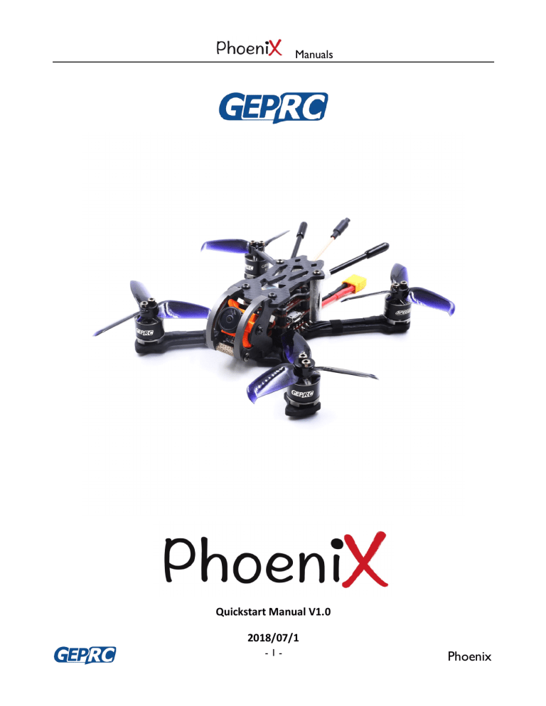 Phoenix Quadcopter Drone Manual - Picture Of Drone