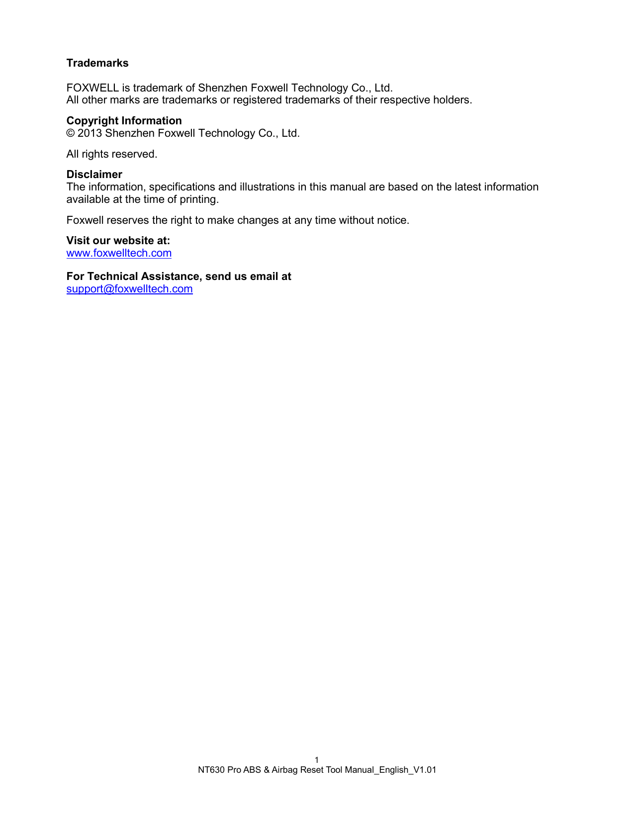 Foxwell Nt630 Pro Manual Manualzz