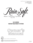 RainSoft EC4 100 V, EC4 100S V, EC4 150 V, EC4 250, EC4 400 V, EC4 50 V, EC4 60SS V, EC4 75 V, EC4-CAB 100 V, EC4-CAB 60 V Owner's Manual