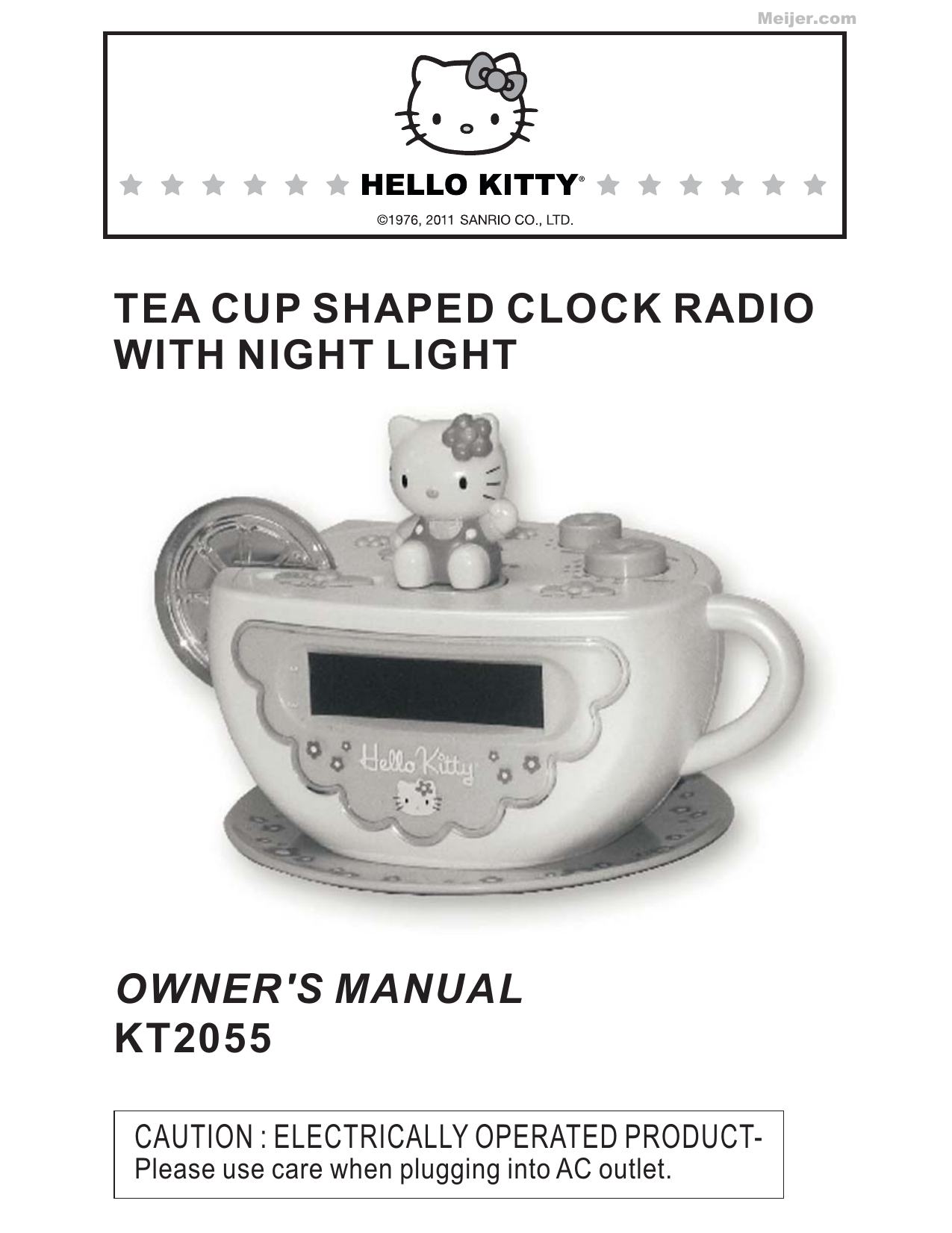 Hello Kitty KT2055 Owner's Manual | Manualzz